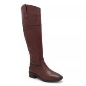 NWOB!! Sam Edelman - Drina Tall Riding Boot - TERRAZZO BROWN LEATHER - Size 7